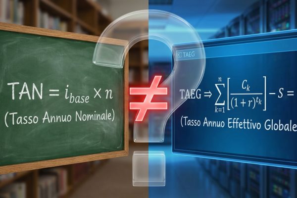 TAN e TAEG non coincidono nullità della clausola interessi e sostituzione con il tasso legale
